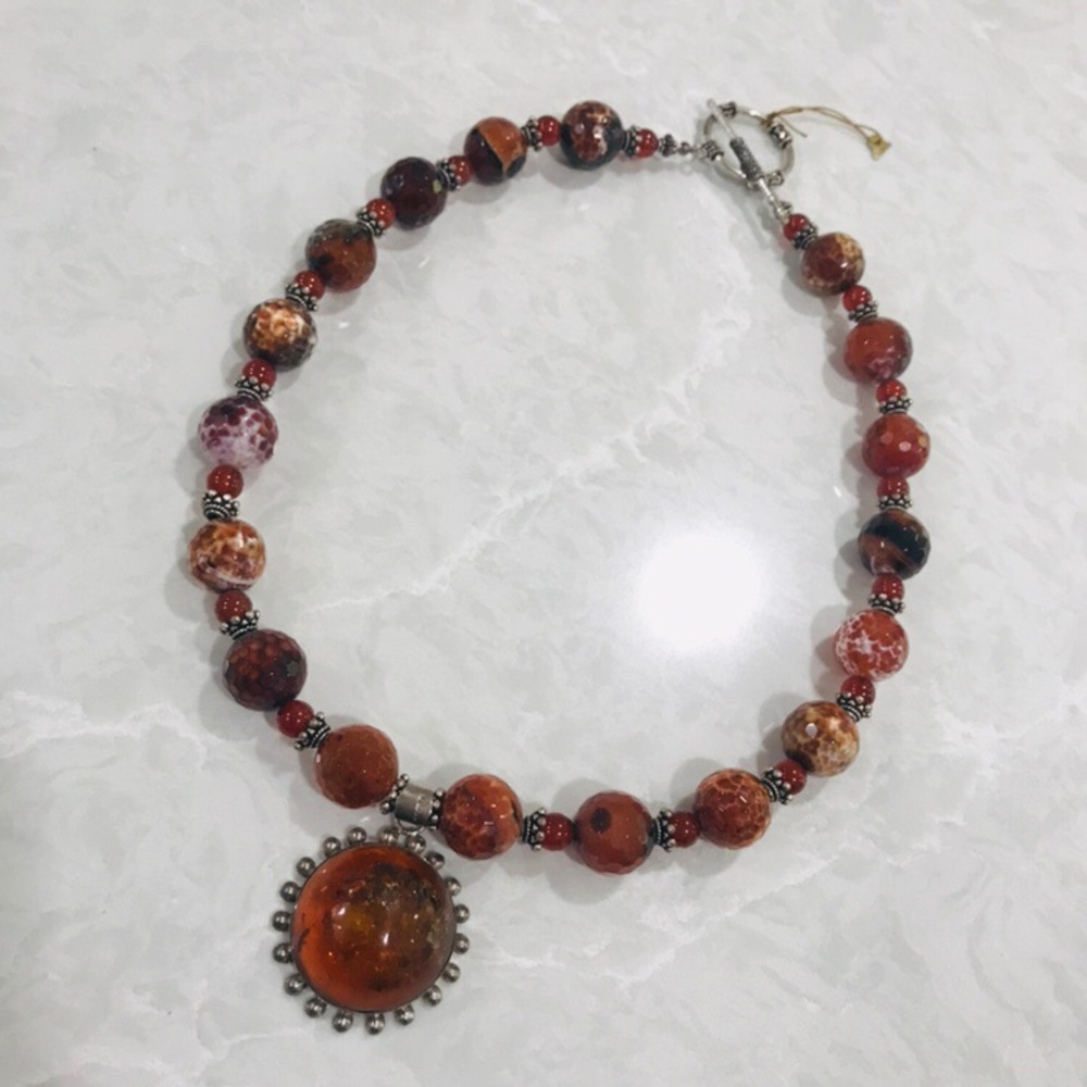Statement necklace and bracelet - Picture 4 of 9